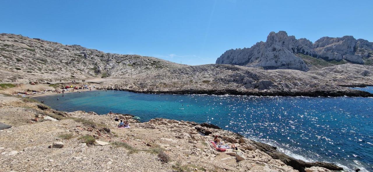 Pointe Rouge A 2Mn De La Plage - Avec Petite Vue Mer Marseille Luaran gambar