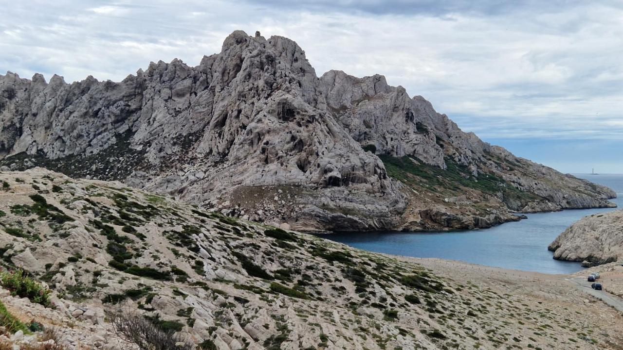 Pointe Rouge A 2Mn De La Plage - Avec Petite Vue Mer Marseille Luaran gambar